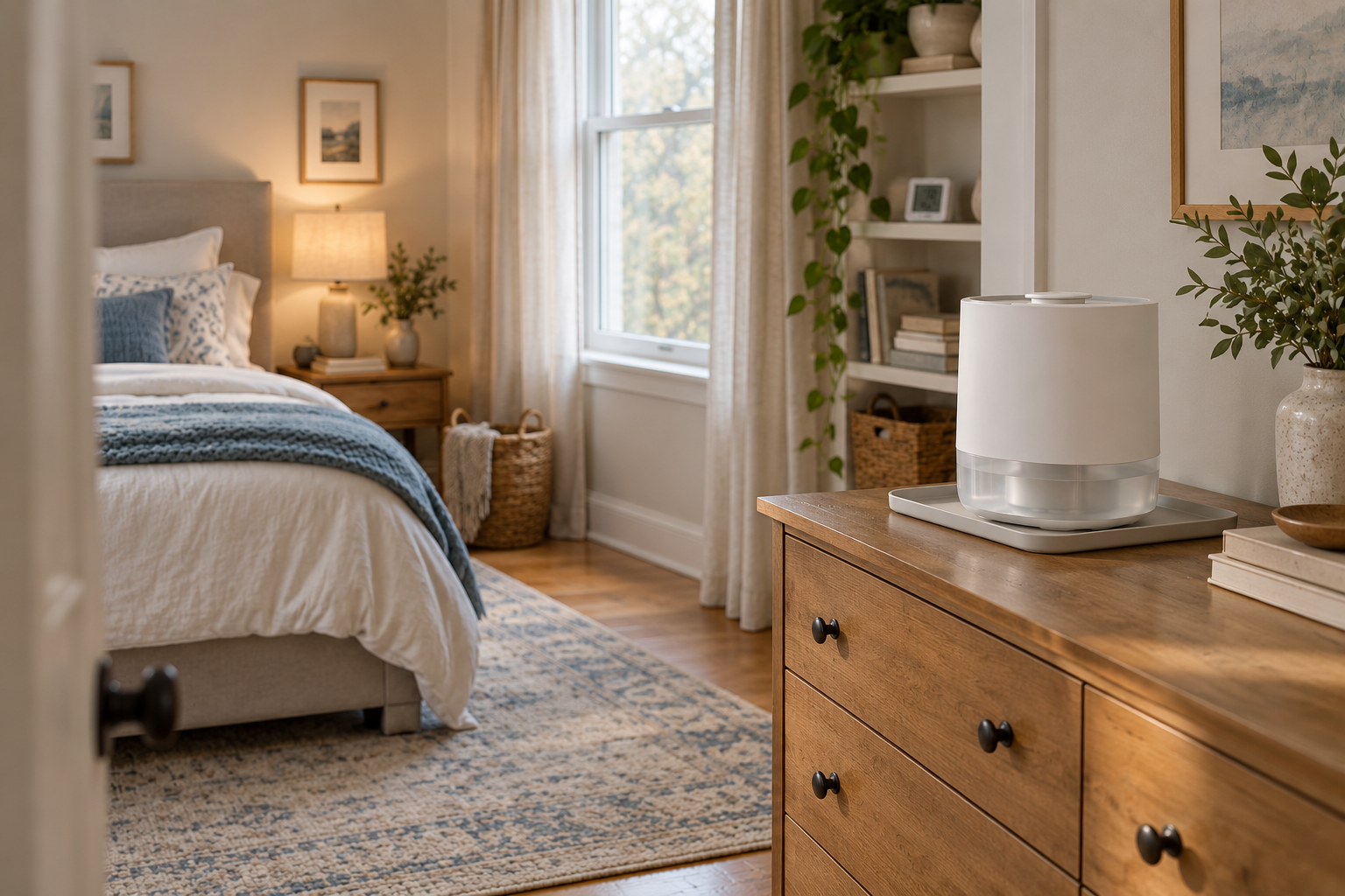 How to Choose a Bedroom Humidifier You Can Keep Clean